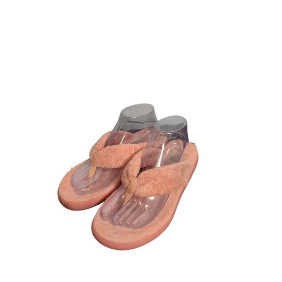 ☀️Ancient Greek Sandals Charisma Terry Pink Thong Sandals, women's. 40/10 - Picture 1 of 8